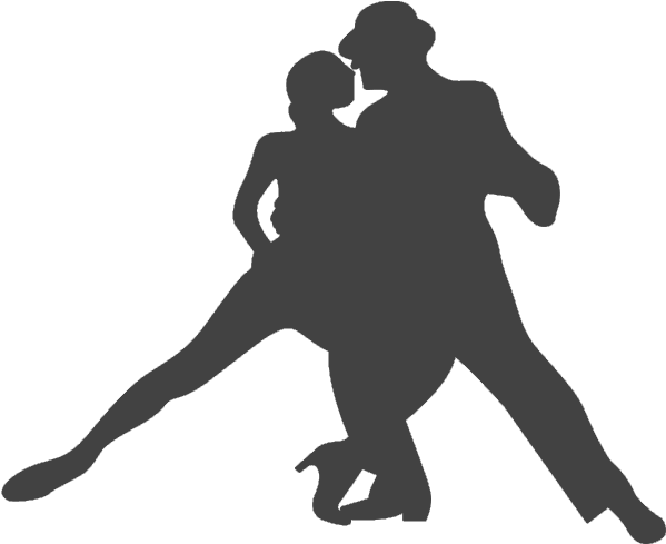 Tango - Couple Dancing (600x600), Png Download