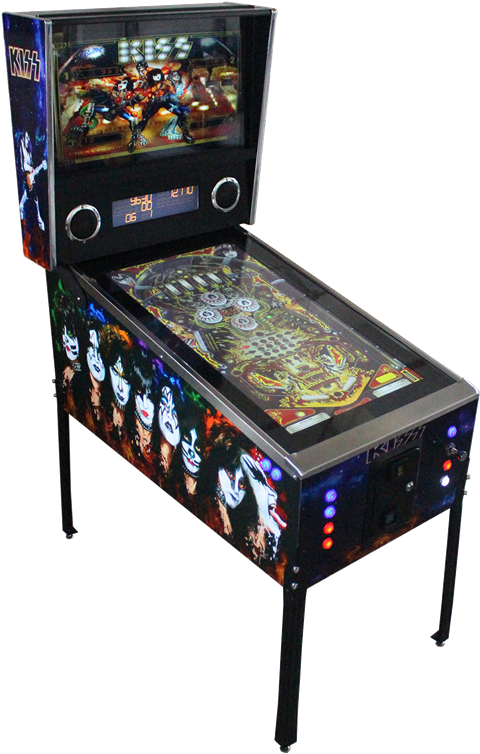 Acdc Virtual Pinball Machine Hire Kiss Virtual Pinball - Pinball (505x768), Png Download