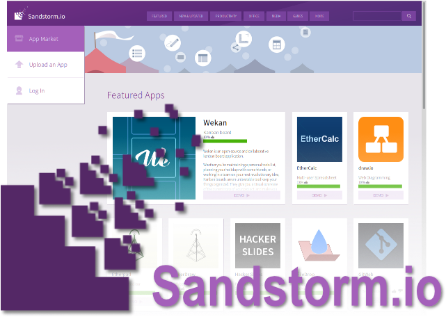Sandstorm - Io - Diagramming Software (640x493), Png Download