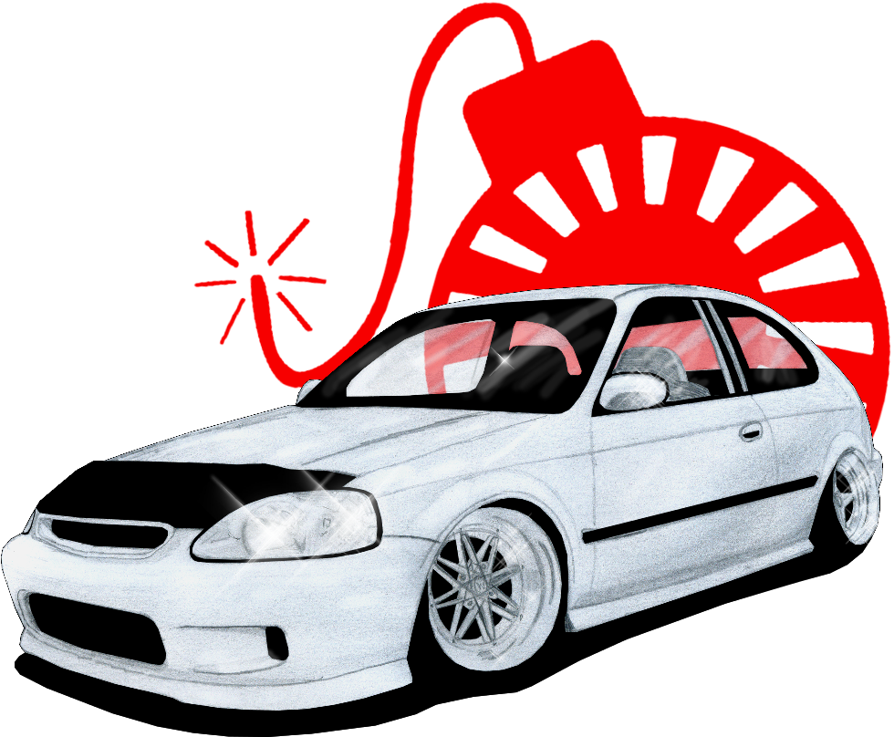 Wip] Honda Civic Deviantid By Danchix On Deviantart - Drawings Of Honda Civic Type R (1000x1000), Png Download