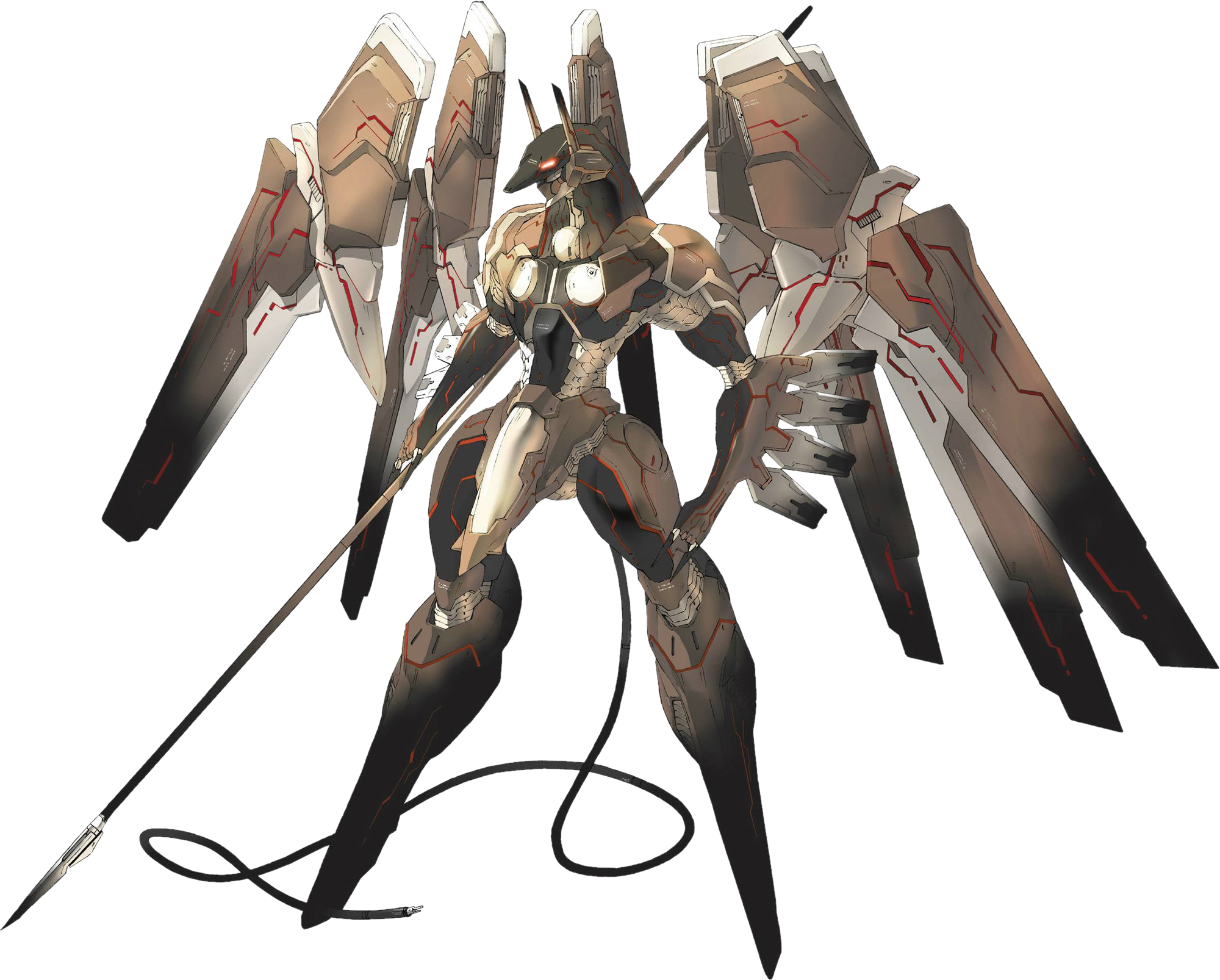 Anubis - Zone Of The Enders Orbital Frames (2000x1606), Png Download