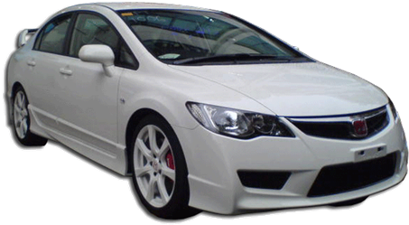 06 Typer F - 2009 Civic Hybrid Body Kit (502x290), Png Download