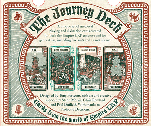 The Journey Deck - The Journey Deck Tarot Cards For The Empire Universe (740x416), Png Download