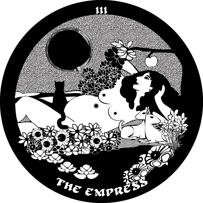 The High Priestess - Motherpeace Tarot (670x670), Png Download