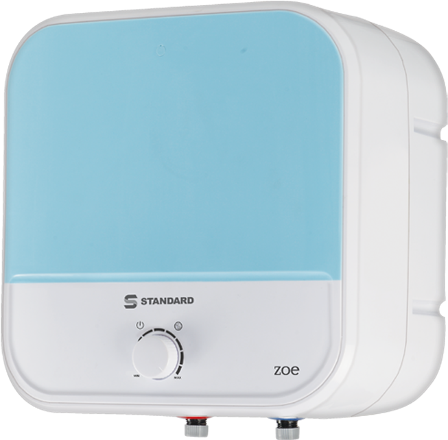 Zoe 25 L White Blue White Blue - Storage Water Heater (1200x1140), Png Download