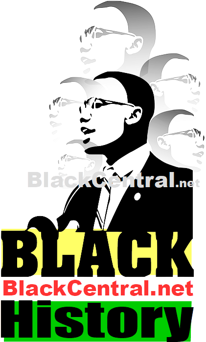 Black History Month Events - Black Power Malcolm (442x713), Png Download