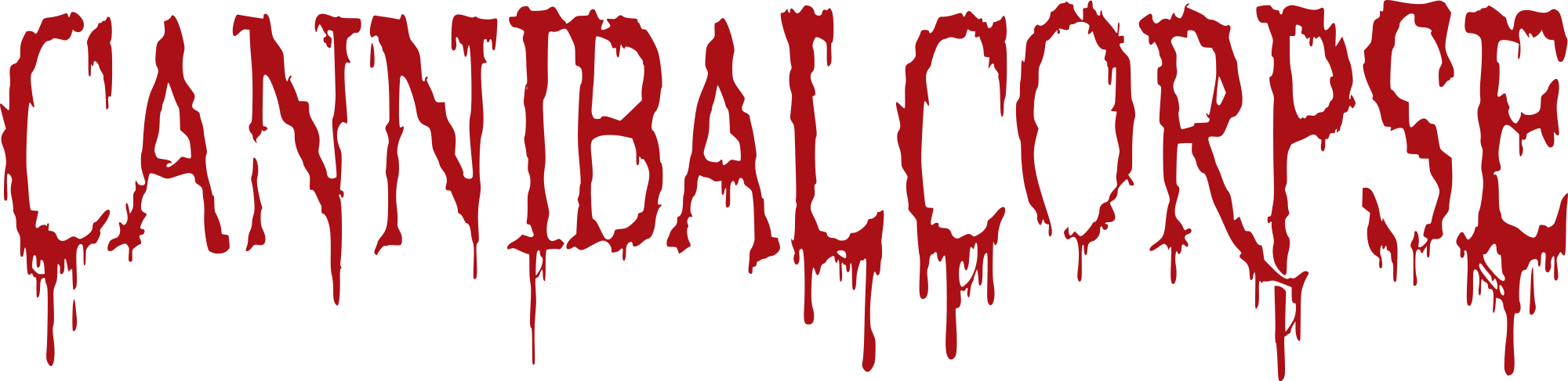 Cannibal Corpse - Cannibal Corpse Logo Png (2000x487), Png Download