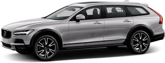 Current 2018 Volvo V90 Cross Country Wagon Special - Volvo V90 Cross Country Bright Silver (559x220), Png Download