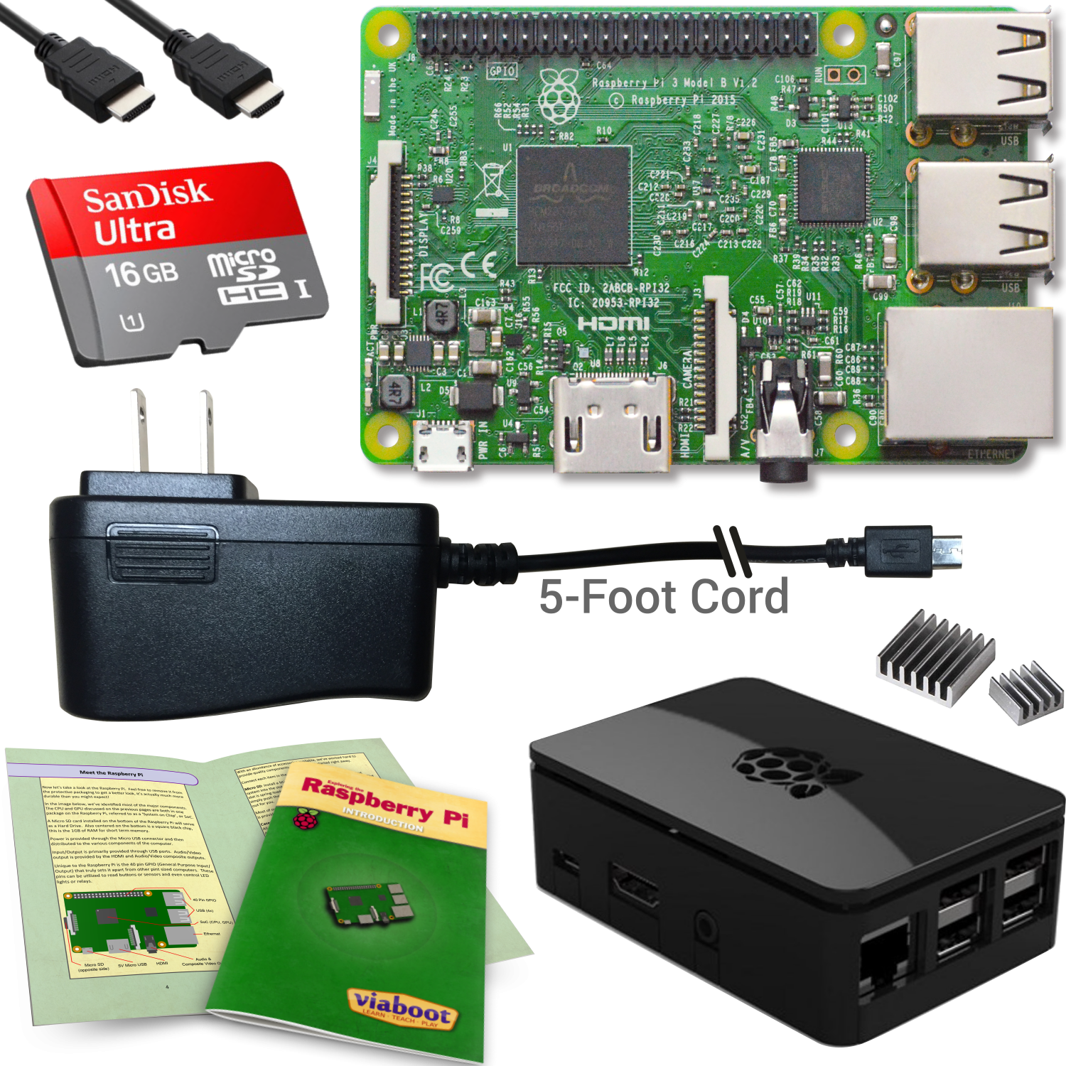 Raspberry Pi Viaboot Power Supply (1500x1500), Png Download