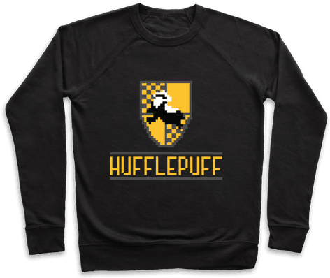 8 Bit Hufflepuff Pullover - Stranger Things Dart T Shirt (484x484), Png Download