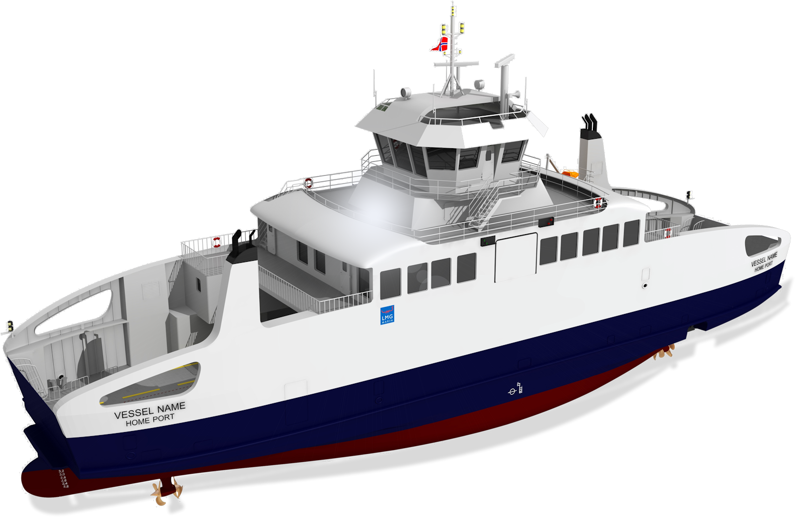 Lmg 38-de - Luxury Yacht (2000x1081), Png Download