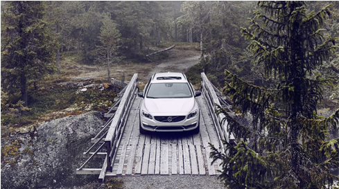 2018 Volvo V60 Cross Country - Volvo V40 (765x272), Png Download