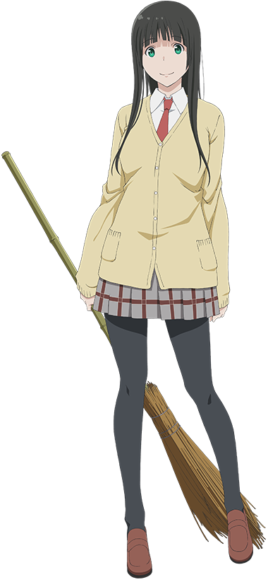 Makoto Infobox - Flying Witch Makoto Kowata (380x823), Png Download