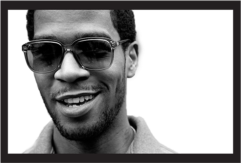 Kid Cudi Black And White (500x667), Png Download