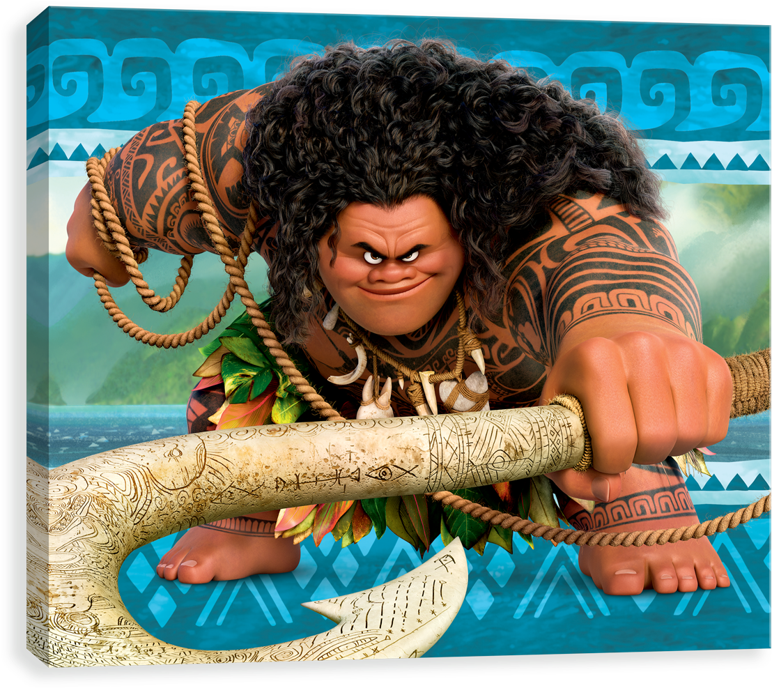 Maui Ready With Hook - Maui Moana Cardboard Cutout Lifesize Standup (1280x1280), Png Download