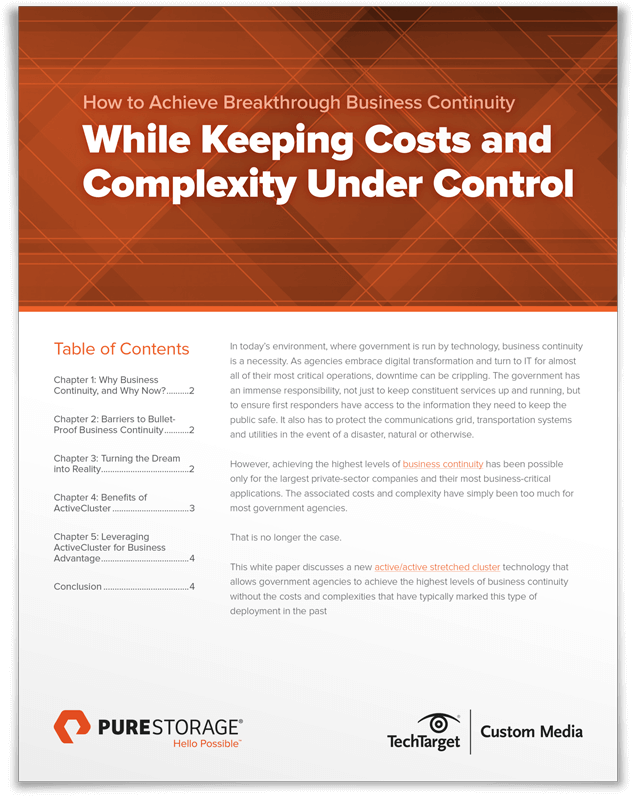 This White Paper Discusses A New Active/active Stretched - Pure Storage (800x800), Png Download