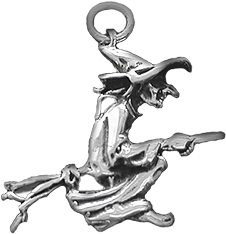 Lost Legends Hexe Anhänger Silber (500x500), Png Download