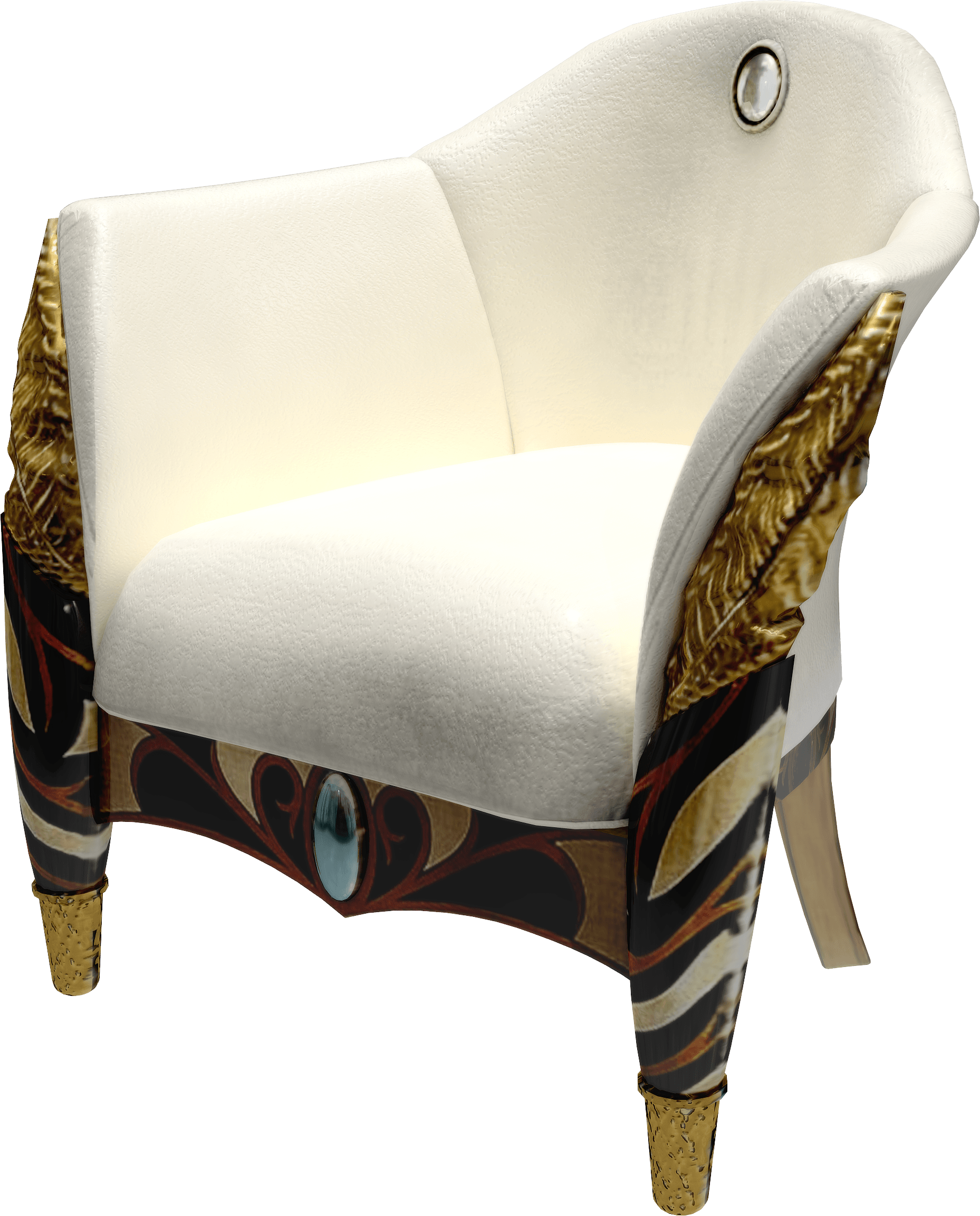 White Armchair Png Image Png Image - Taht Ve Koltuk Png (1858x2305), Png Download