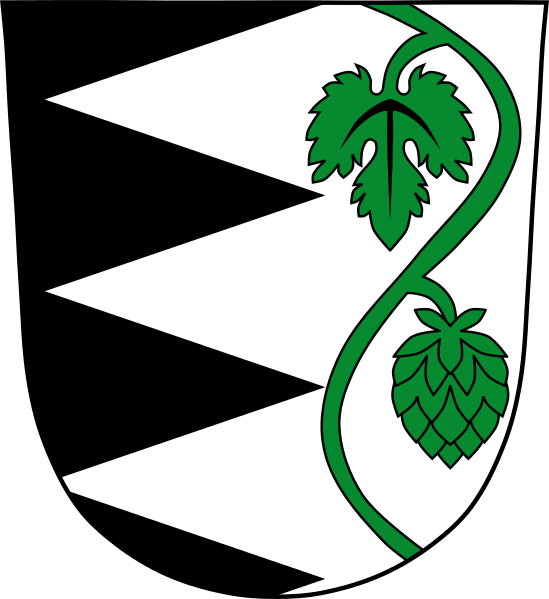 Deu Rohrbach Coa - Wappen Gemeinde Rohrbach Ilm (549x599), Png Download