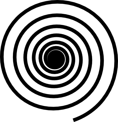 Spiral - Circle (383x397), Png Download