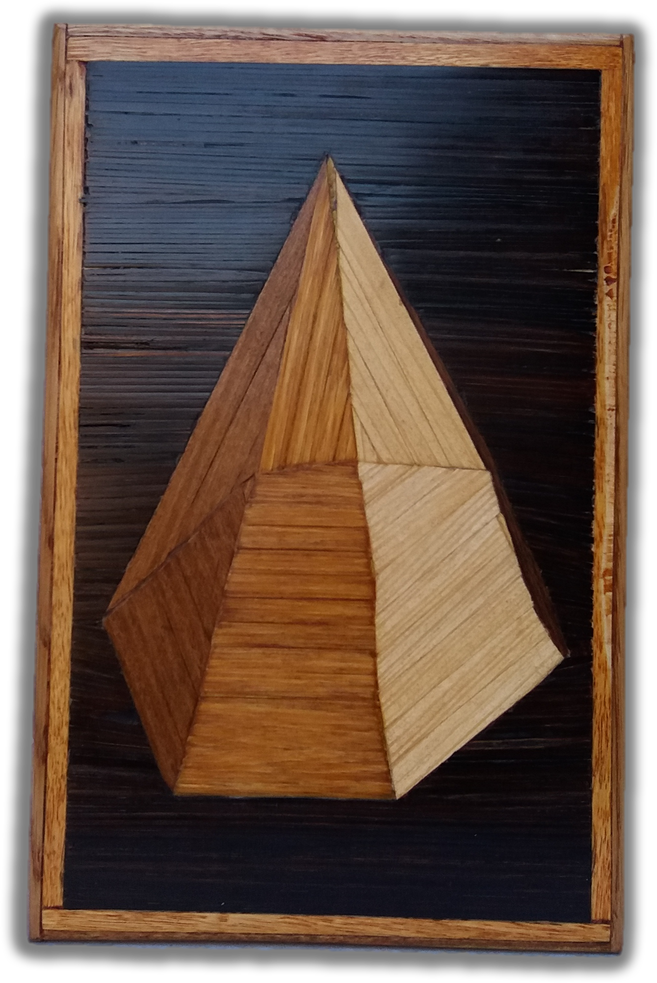 Hexagonal-pyramid - Plywood (1818x2454), Png Download