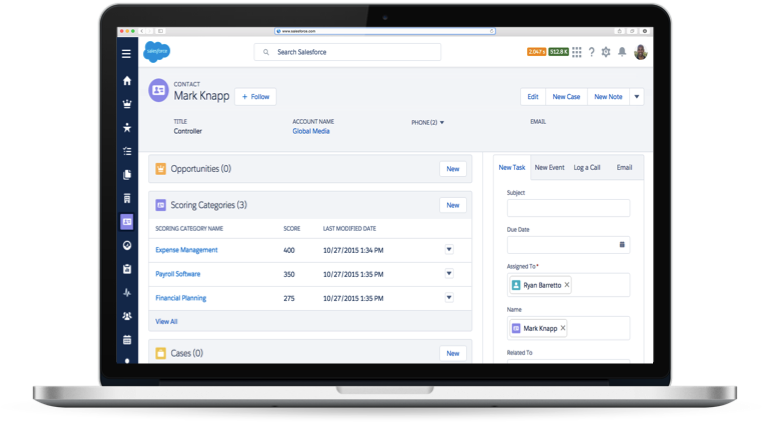 Salesforce Announces New Gmail Integration, New Reporting - Panopto Remote Recorder (801x429), Png Download