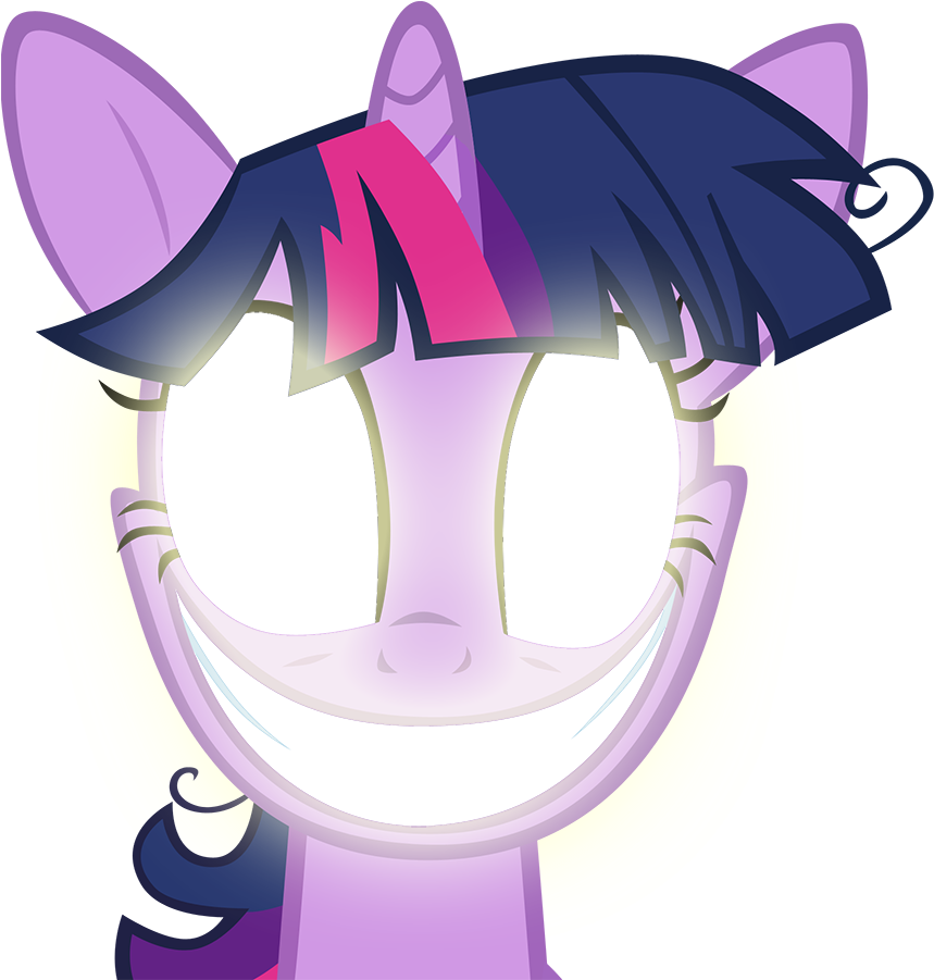 My Little Pony - Twilight Sparkle White Eyes (867x900), Png Download