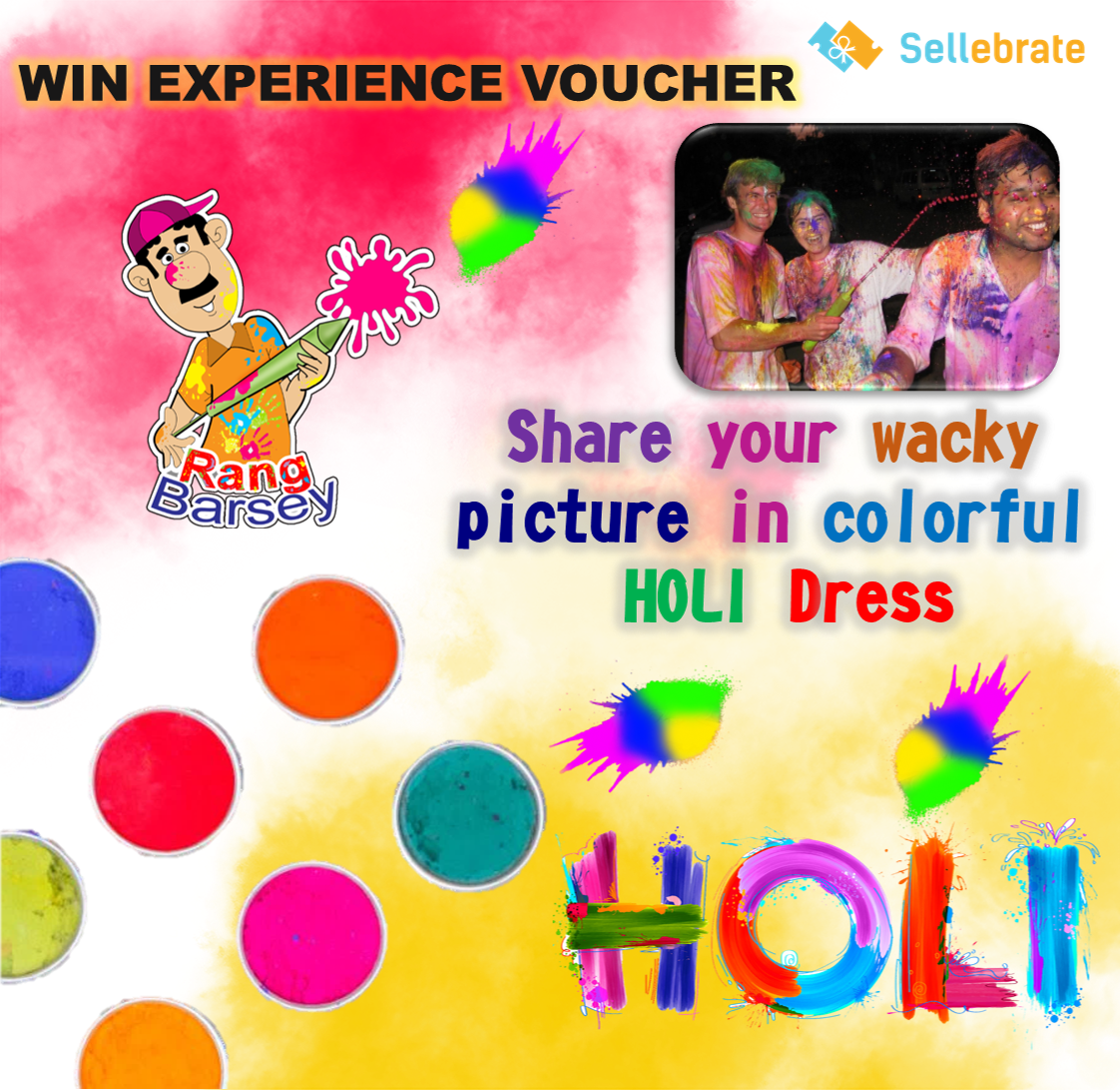Colorful Dress And Get A Chance To Win An Experience - Holi 2011 (1122x1091), Png Download