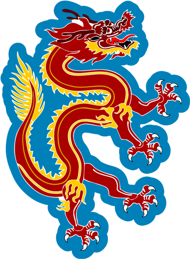 Chinese Dragon Sticker - Illustration (528x528), Png Download