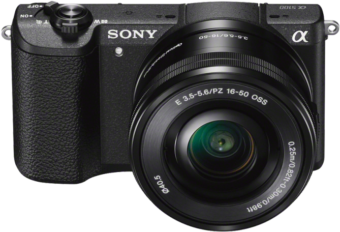 Tablets & Ebook Readers - Sony A5100 Mirrorless Camera W/ 16-50mm (500x500), Png Download