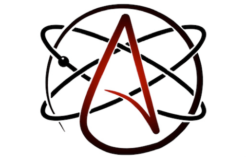 Matter & Consciousness - Atheist Molecule Atom Symbol Skeptic Pendant Necklace (1200x800), Png Download