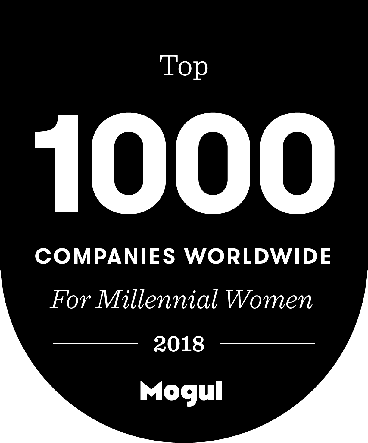 Cambia Health Solutions Mogul 2018 Top 1000 Global - Label (1255x1514), Png Download
