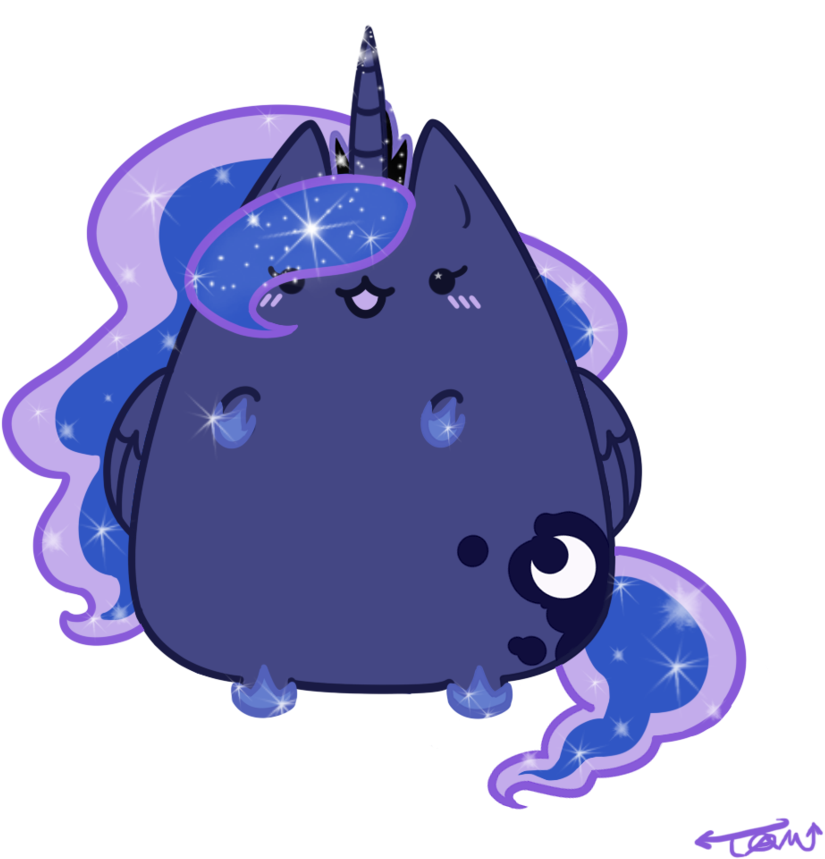 Photo - Pusheen My Little Pony Luna (530x530), Png Download