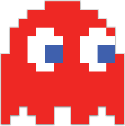 Pac - Pacman Ghost Red Png (650x650), Png Download