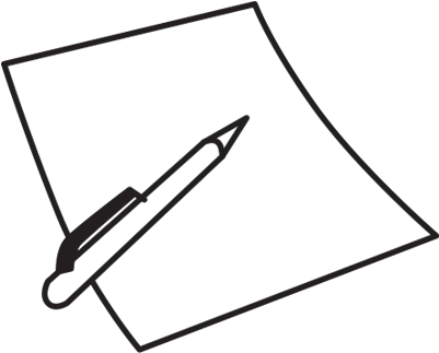 Summer Quest Icon Pen And Paper - Paper (450x450), Png Download
