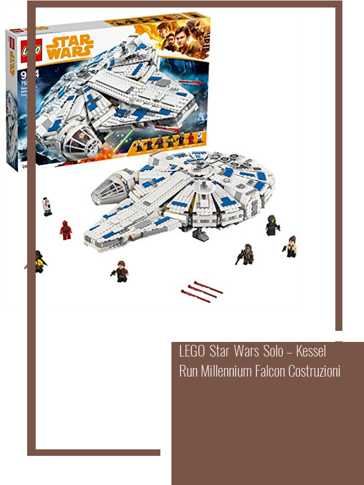 Lego Star Wars Solo Kessel Run Millennium Falcon Costruzioni - Lego Millennium Falcon 75212 (735x1100), Png Download