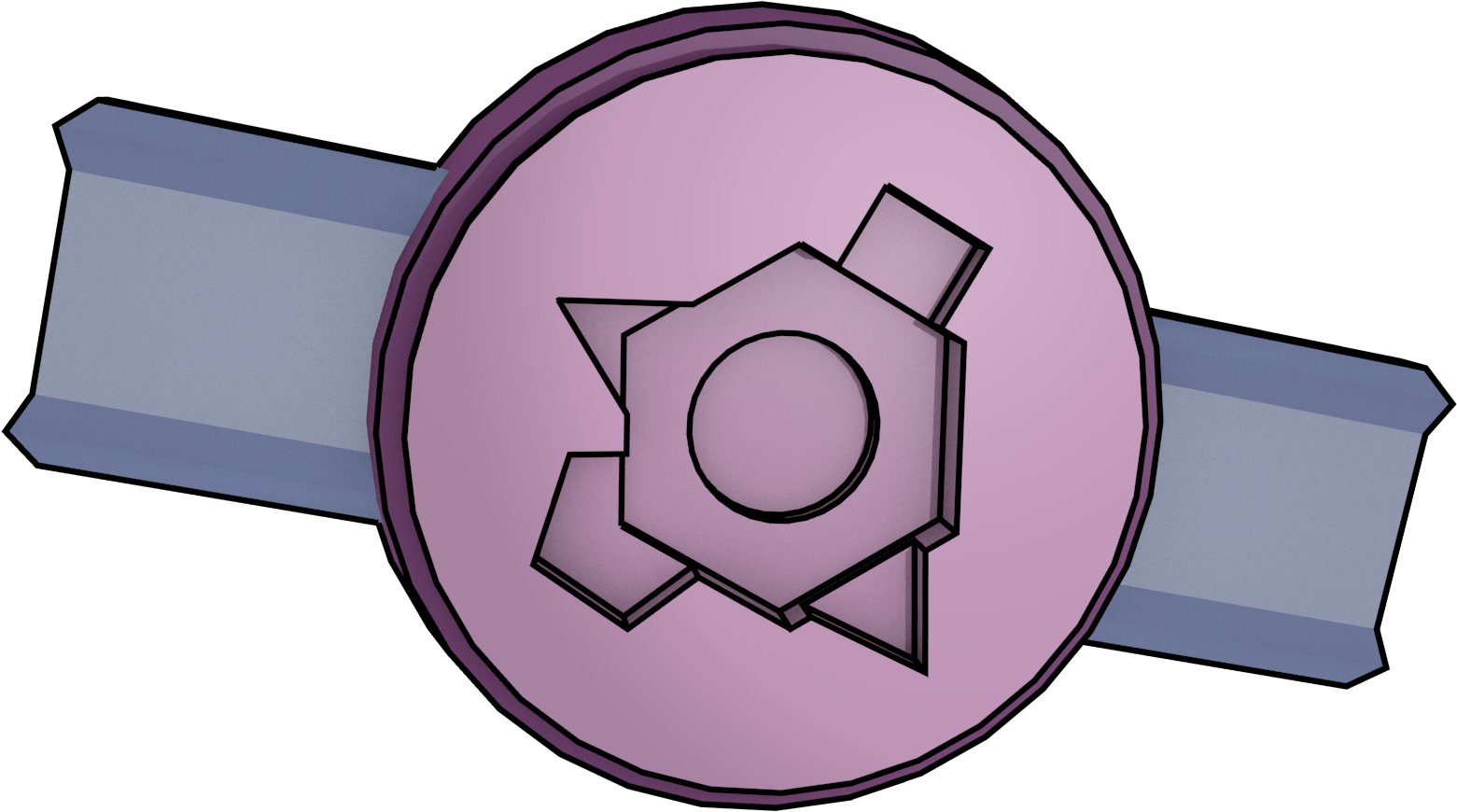 A Belt Whose Buckle Is Missing Something In The Buckle - Circle (1622x888), Png Download