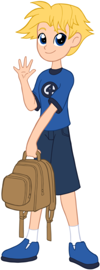 Franklin Richards Eg Styled By Edcom02-dc22jdp - Comics (350x566), Png Download