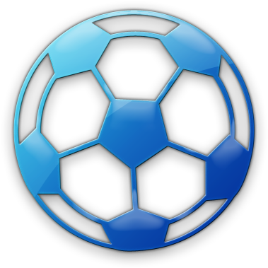 Blue Soccer Ball Clip Art - Soccer Ball Clipart (420x420), Png Download