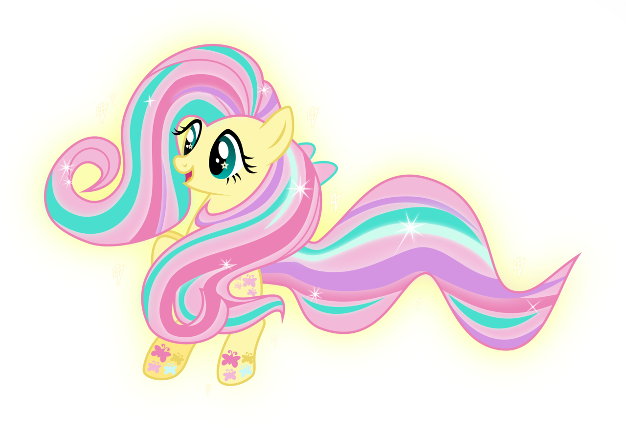 Absurd Res, Artist - Mlp Rainbow Power Fluttershy (1280x881), Png Download