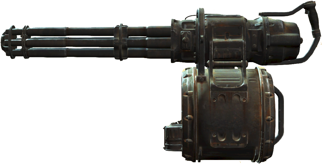 Ashmaker - Fallout 4 Minigun Png (1227x627), Png Download