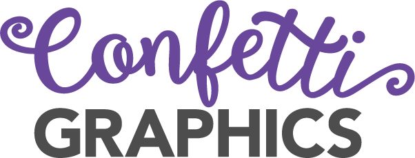 Confetti Graphics - Gingerbread Man (602x230), Png Download