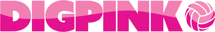 Autograph Volleyball - Baden Mini Dig Pink, White (1000x216), Png Download