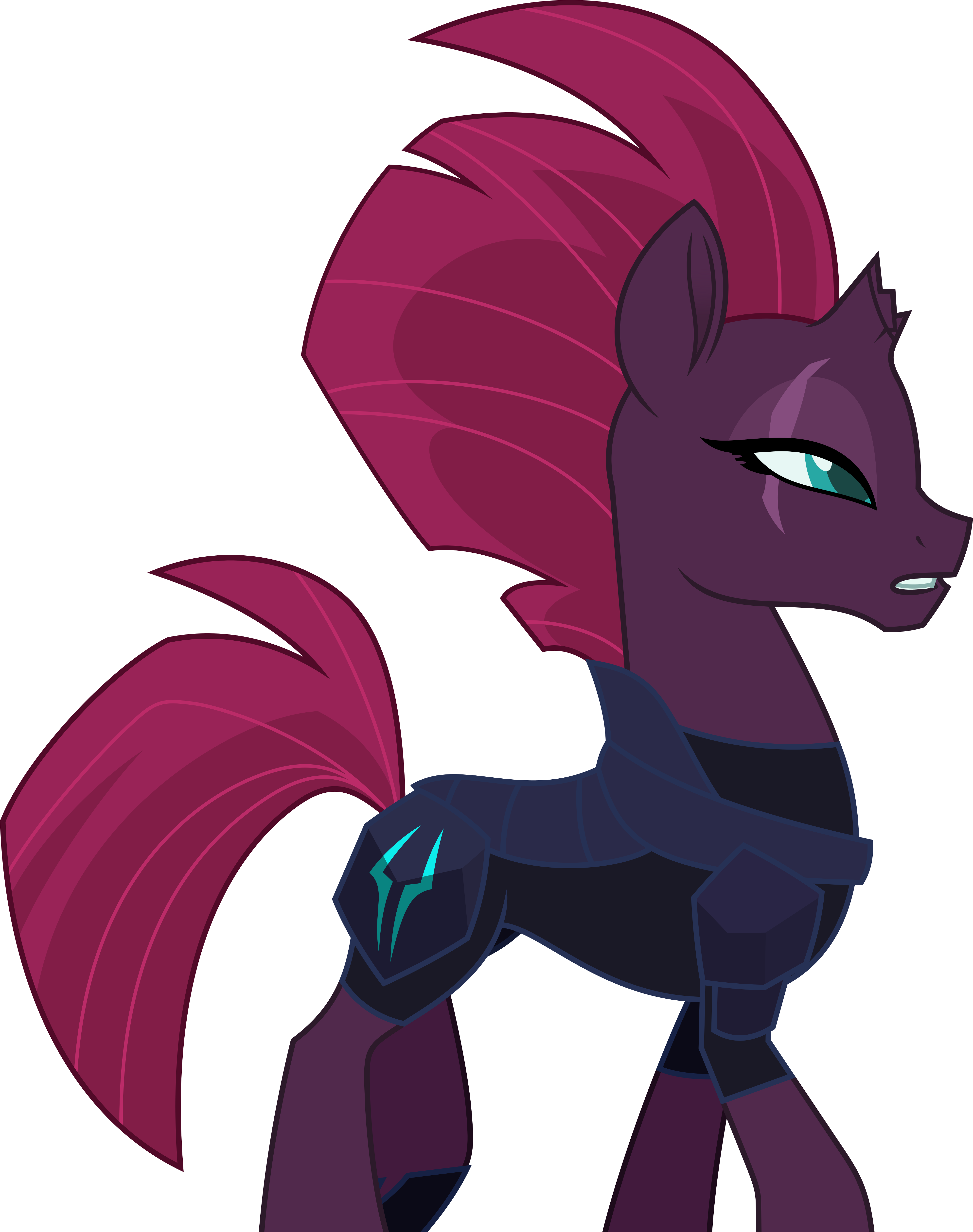 Hand Shadow - Tempest My Little Pony (3947x5000), Png Download