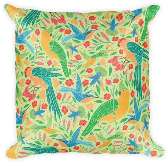 Tropicana Ix - Square Pillow - Pillow (600x600), Png Download
