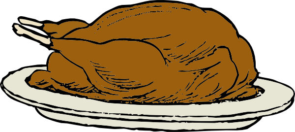 Turkey Png Clipartu200b - Thanksgiving Day 2017 Usa (600x268), Png Download