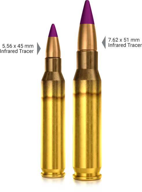 Infrared Tracer - 7.62×51mm Nato (491x664), Png Download
