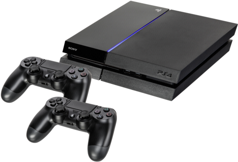 Sony - Ps4 Sony 2 Controllers (500x340), Png Download