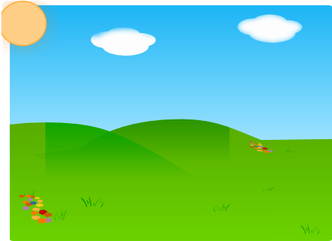 How To Set Use Cartoon Landscape Sans Tree Svg Vector (600x340), Png Download