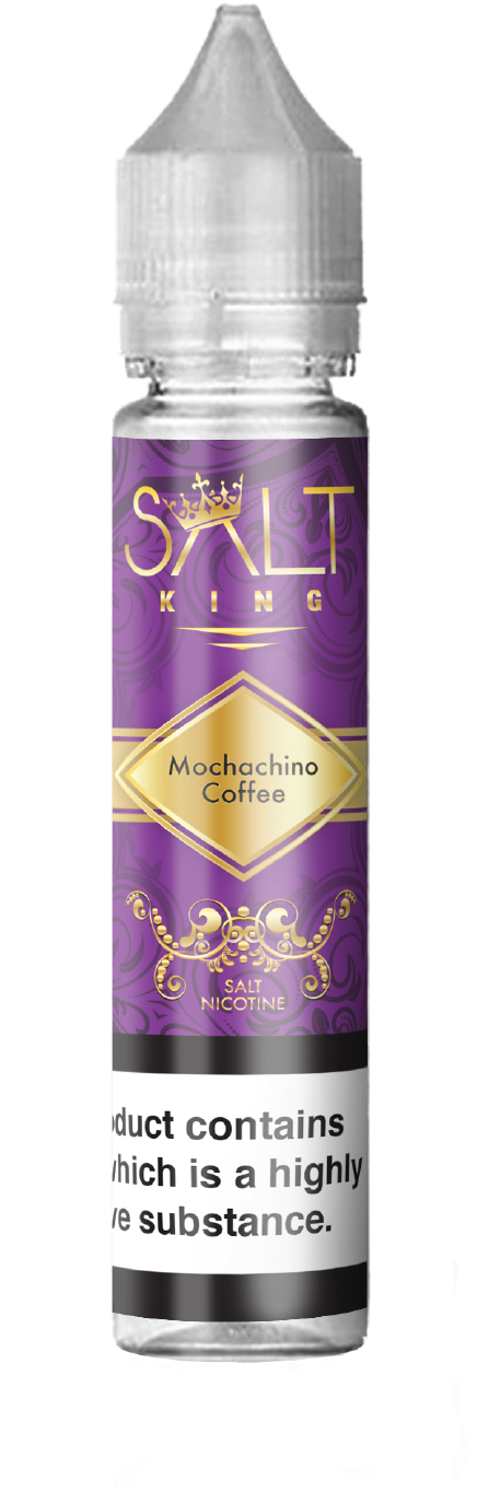 Salt King - Mochachino Coffee - 30 Ml - Electronic Cigarette Aerosol And Liquid (1501x1501), Png Download